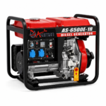 موتور برق دیزلی ASAMAN  مدل AS 6500 1R 6.5 کیلو وات ریموت دار